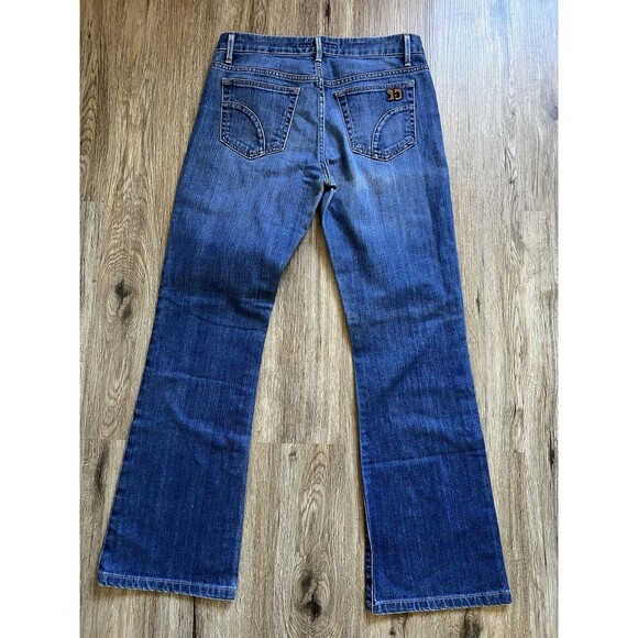 Joe's Jeans Bootcut Muse Size 28 / 6 Embroidered Pockets Stretch Low Rise Denim - Picture 4 of 9